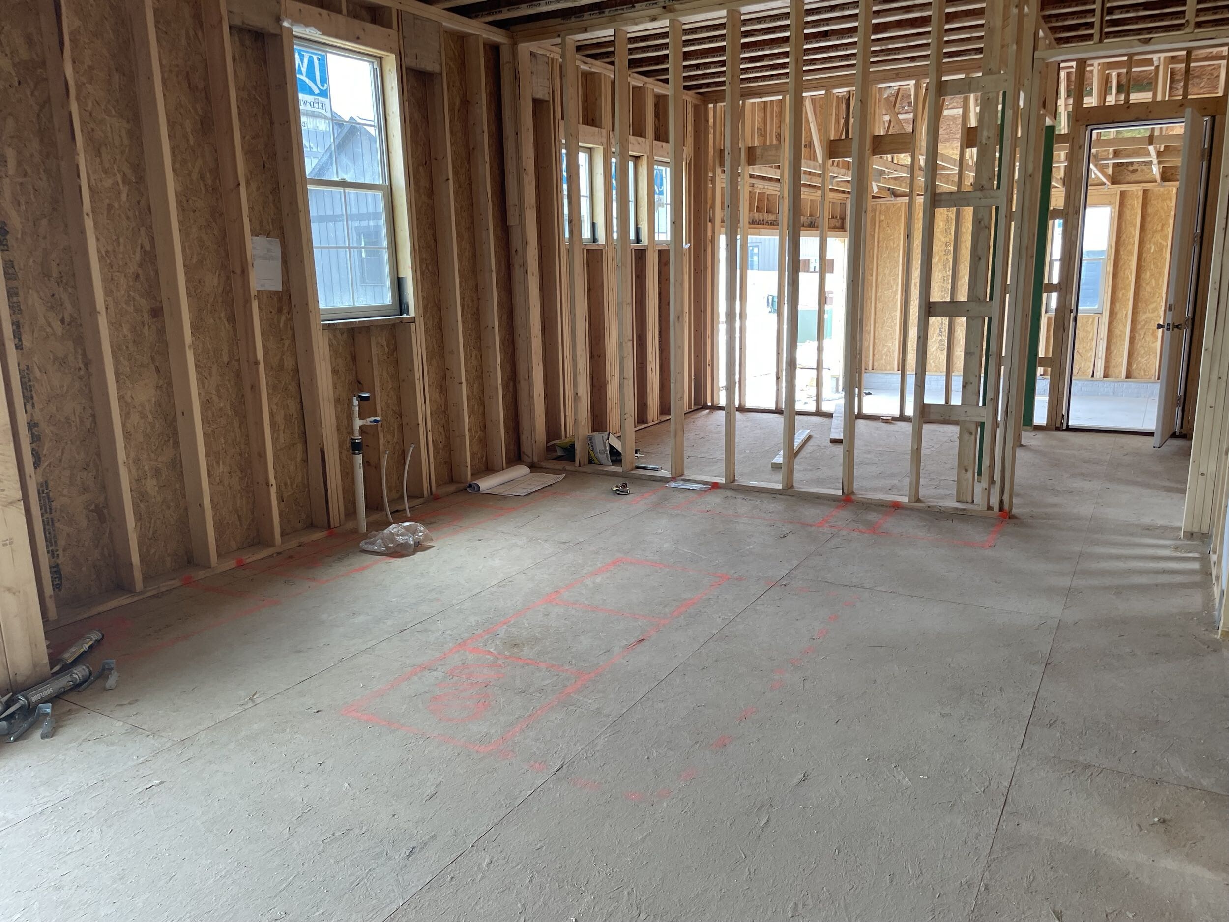 A Home for the Holidays COL framing inside